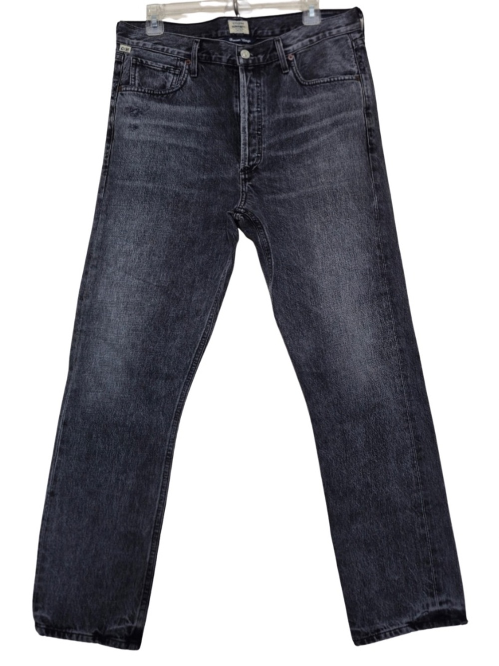 Citizens Of Humanity Charlotte High Rise Straight Jeans in Dark Gray